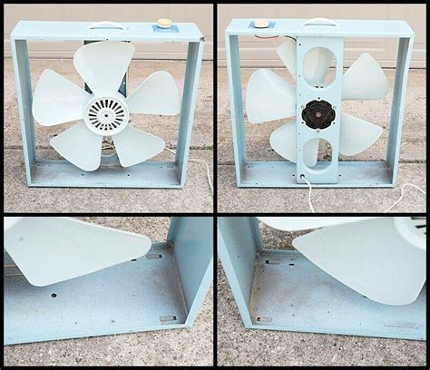 antique metal box fans|vintage metal box fan.